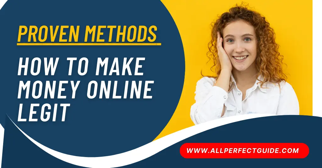 how to make money online legit 